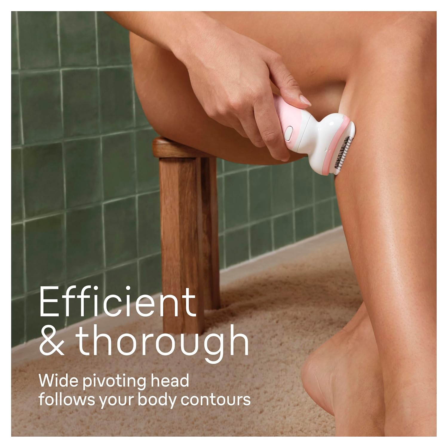 Braun Epilator Silk-épil 9, Hair Removal Device, Women Shaver & Trimmer, Pivoting Head, Wet and Dry Epilator, SES9-030