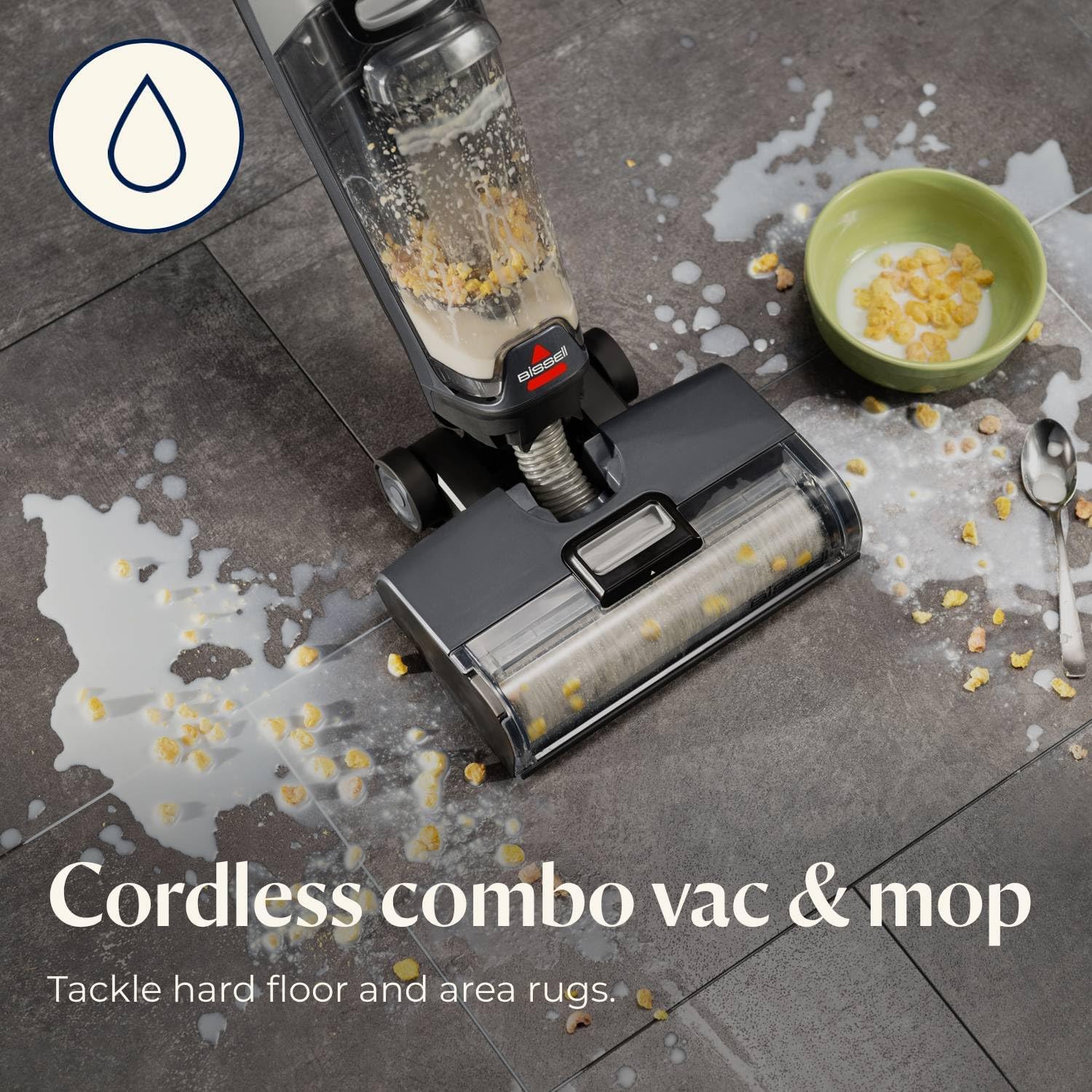 Bissell CrossWave OmniForce Cordless Multi-Surface Hard Floor Cleaner Wet Dry Vacuum with Dedicated Dry Vacuum Mode, 3882