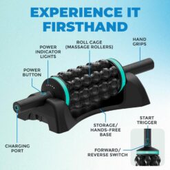 Chirp RPM Rolling Percussive Massager, Percussive Therapy, Whole Body Relief, Deep Tissue and Muscle Recovery, 5-Speed Reversible Spin