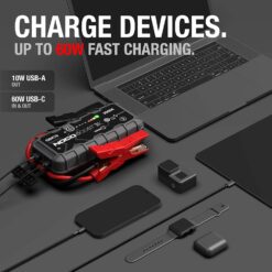 NOCO Boost X GBX75 2500A 12V UltraSafe Portable Lithium Jump Starter for up to 8.5-Liter Gas and 6.5-Liter Diesel Engines