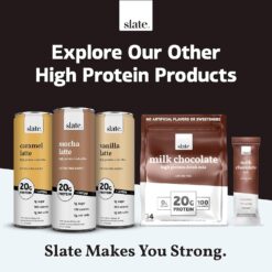 Slate Milk - Core Variety Pack - Classic Chocolate, Dark Chocolate, French Vanilla - 11 fl oz, 12 Cans