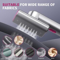 Eoubed Steamer for Clothes, Portable Travel Handheld Clothing Wrinkles Remover for Clothes, 15s Fast Heat-up