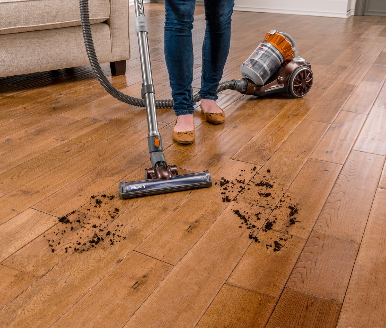 BISSELL Hard Floor Expert Canister Bagless Vacuum 1547