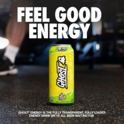 GHOST Energy Drink - 12-Pack, Citrus, 16oz Cans - Energy & Focus & No Artificial Colors - Gluten-Free & Vegan