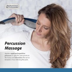 Wahl Deep Tissue Corded Long Handle Percussion Massager - Handheld Therapy with Variable Intensity to Relieve Pain in The Back