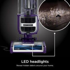 Shark ZD201 Lift-Away Upright Vacuum with Powerfins, Self-Cleaning Brushroll, Anti-Allergen Complete Seal Technology, Eggplant