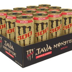 Monster Energy Java 300 Triple Shot Robust Coffee + Cream,15 Fl Oz (Pack of 12)