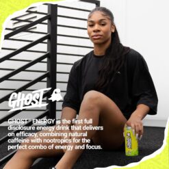 GHOST Energy Drink - 12-Pack, Citrus, 16oz Cans - Energy & Focus & No Artificial Colors - Gluten-Free & Vegan