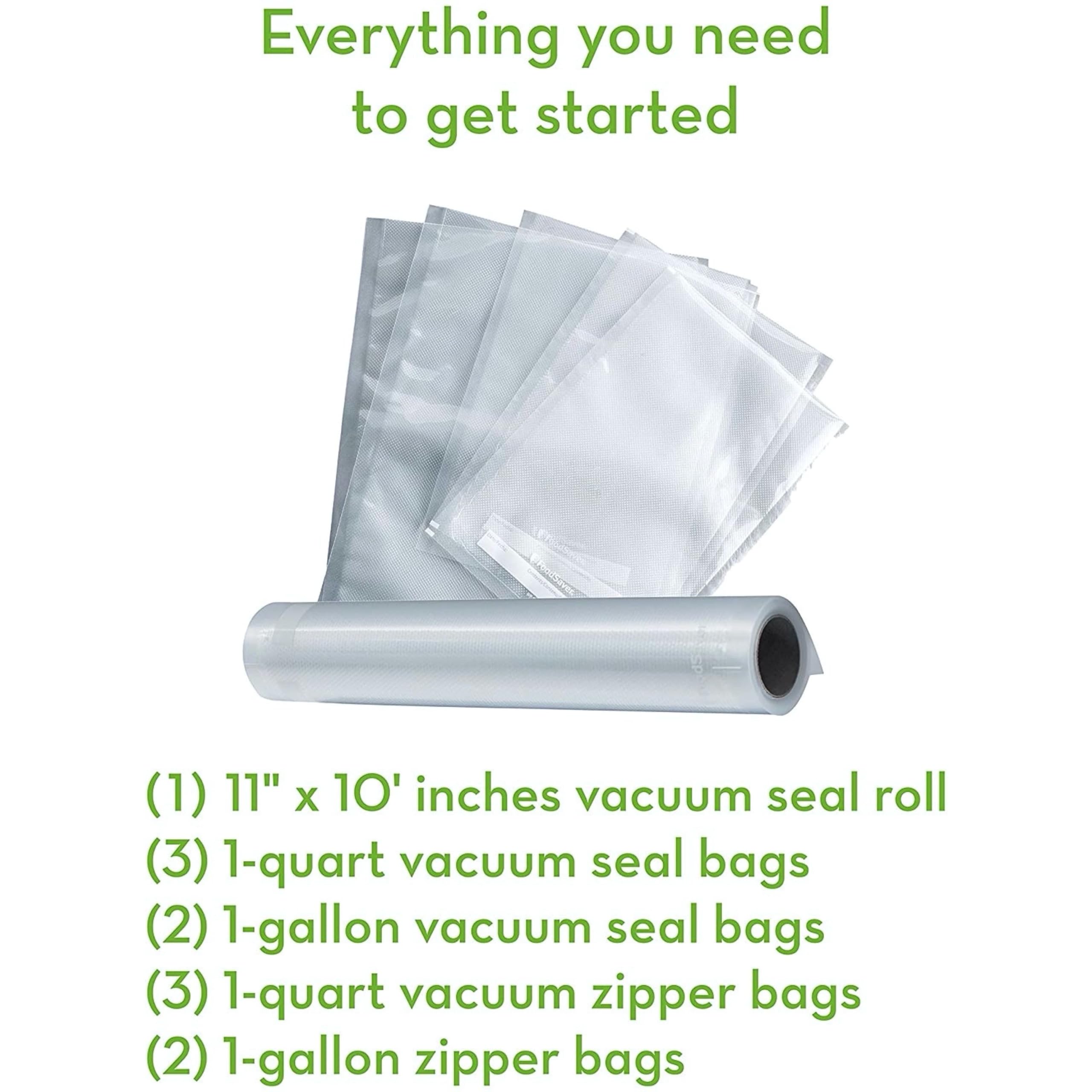 FoodSaver 2-in-1 Automatic Vacuum Sealing System with Starter Kit, V4440, Black Finish