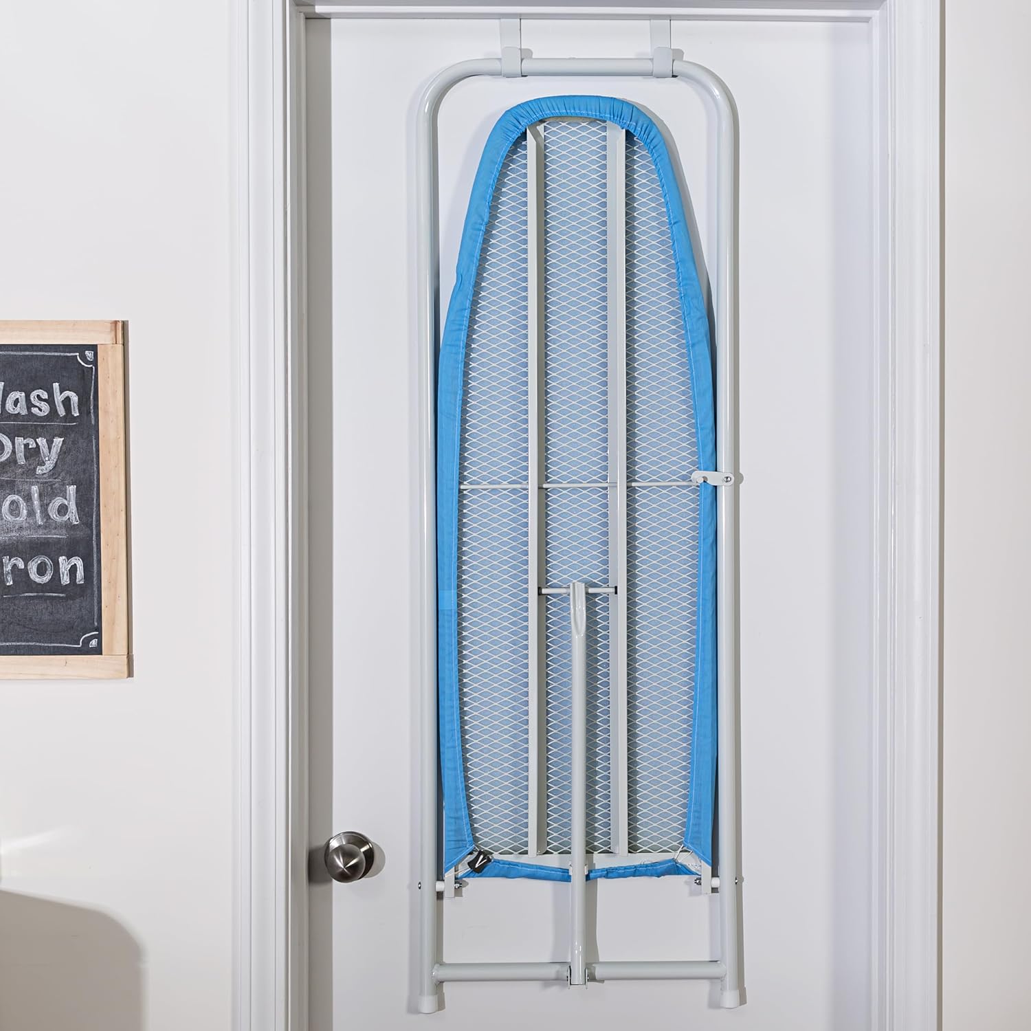 Honey-Can-Do Door Hanging Ironing Board 47" x 17",White