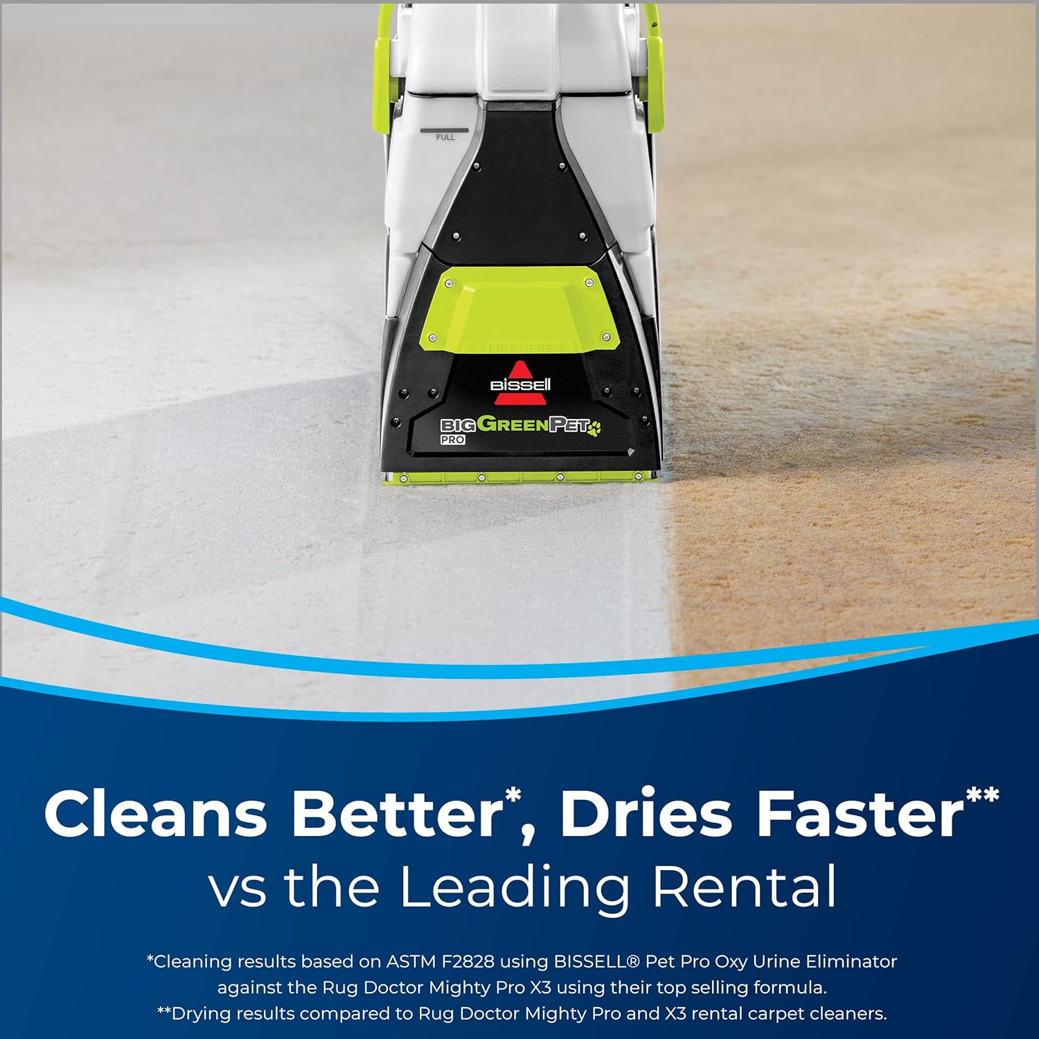 BISSELL Big PET PRO Carpet Cleaner, 3288, Extra Large, Black/Green