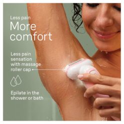 Braun Epilator Silk-épil 9, Hair Removal Device, Women Shaver & Trimmer, Pivoting Head, Wet and Dry Epilator, SES9-030
