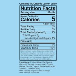 Lemon Perfect 4-Flavor Variety Pack, Hydrating Flavored Lemon Water, Zero Sugar, Refreshing, Organic, 15.2 fl oz Bottles (12-Pack)