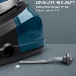 Rowenta Steam Iron for Clothes, Steam Pro Stainless Steel Soleplate, 1.1L Removable Tank, 1800W, Blue