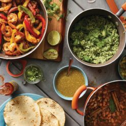 Rachael Ray Cucina Nonstick Cookware Pots and Pans Set, 12 Piece, Pumpkin Orange