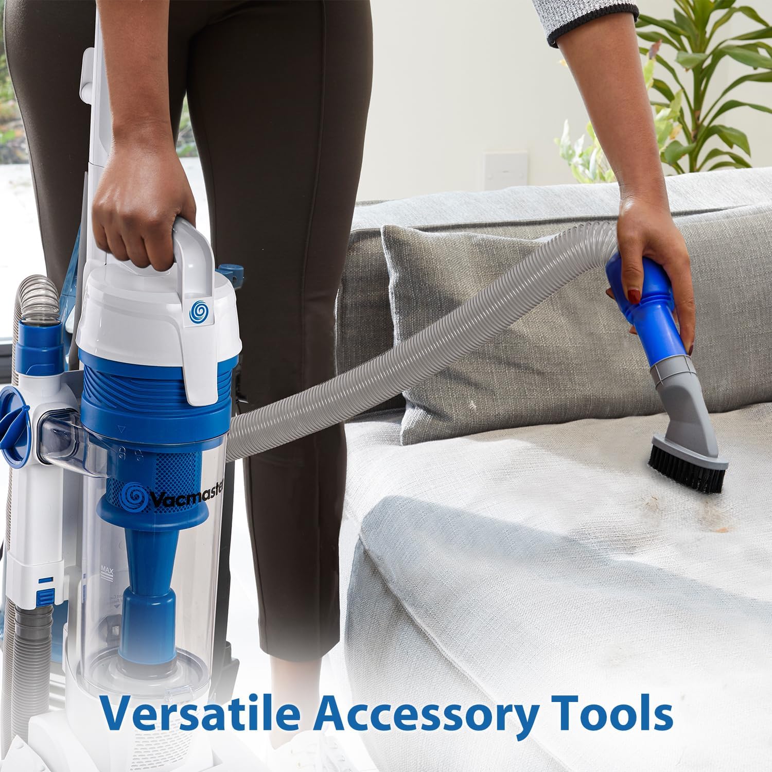 Vacmaster Upright Vacuum Cleaner Power Suction Bagless Vacuum Cleaner Portable Floor Cleaner
