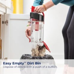 Bissell CleanView Compact Upright Vacuum, Lightweight with Powerful Suction and Removable Extension Wand, 3508