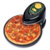 Presto 03434 Pizzaz Plus Rotating Oven - 12-Inch, Countertop Pizza Oven, Nonstick Tray, Easy to Clean, Green/Gold
