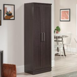 Sauder HomePlus Kitchen Pantry Storage Cabinet with Adjustable Shelves, Laundry Bathroom, L: 23.31