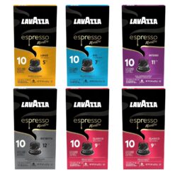 Lavazza Espresso Variety Pack of Aluminum Capsules Compatible with Nespresso* Original Machines, (60 Capsules)