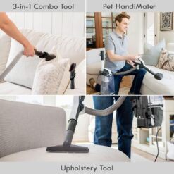 Kenmore DU4399 Featherlite Lift-Up Bagless Upright Vacuum 2-Motor Power Suction Lightweight Carpet Cleaner, White