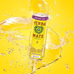 Guayakí Yerba Mate, Organic Sparkling Energy Drink Alternative, Berrymint Bliss, 15.5 Oz (Pack of 12) (Packaging May Vary)