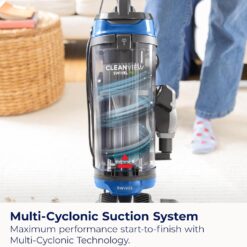 Bissell CleanView Swivel Vacuum with Triple Action Brush Roll, Swivel Steering, Extension Wand, Easy-Empty Dirt Tank