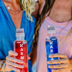 Karma Probiotic Water - 12 Pack, Peach Lemonade Drink - Immune & Gut Health Support