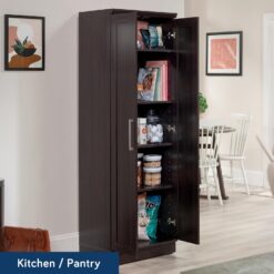 Sauder HomePlus Kitchen Pantry Storage Cabinet with Adjustable Shelves, Laundry Bathroom, L: 23.31