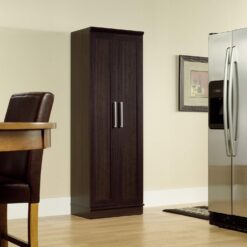 Sauder HomePlus Kitchen Pantry Storage Cabinet with Adjustable Shelves, Laundry Bathroom, L: 23.31