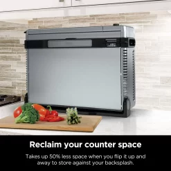 Ninja Foodi 6-in-1 Digital Air Fry, Large Toaster Oven, Flip-Away, SP080