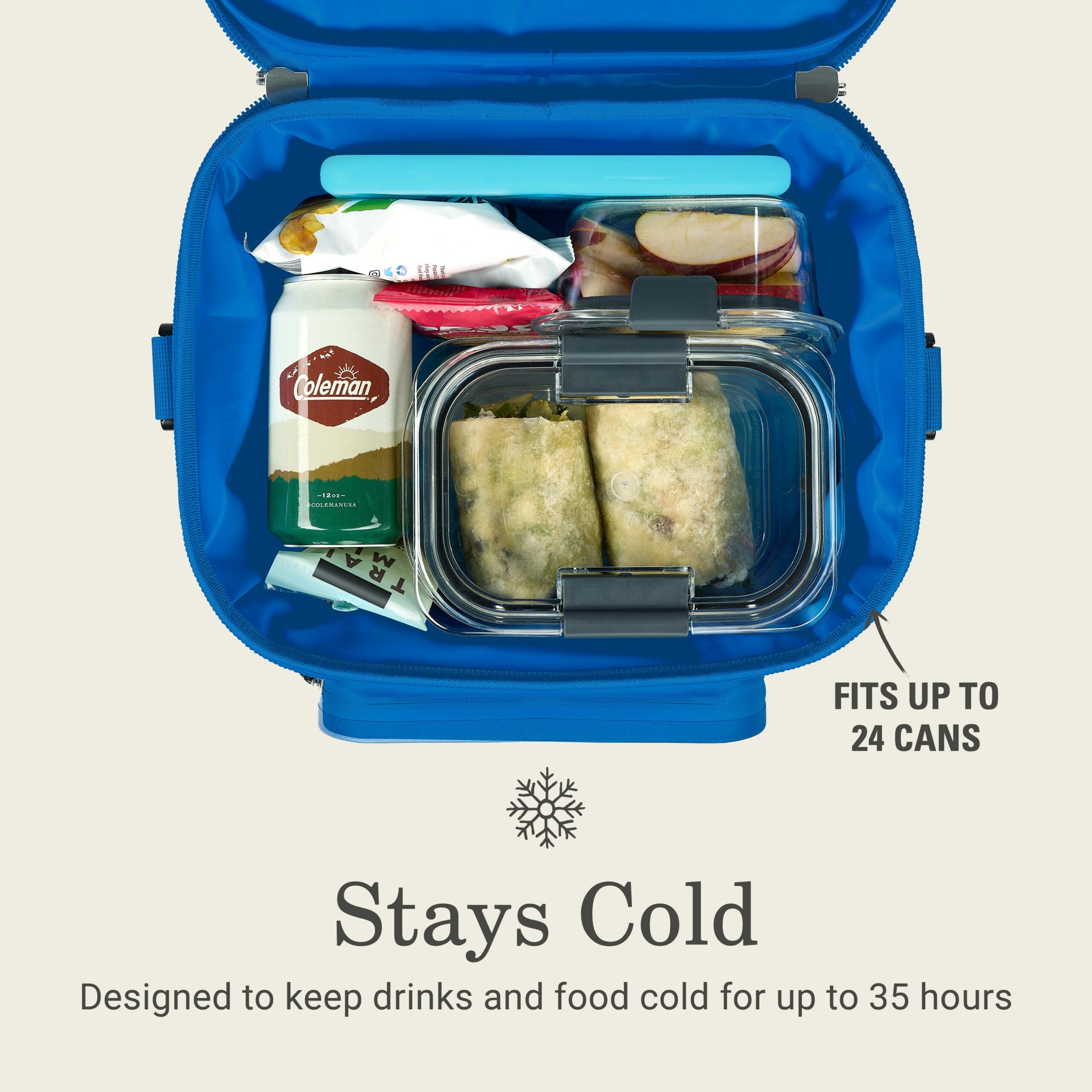 Coleman Pro 24-Can Soft Cooler, Neptune