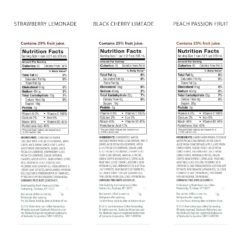 Starbucks Refreshers, 3 Flavor Variety Pack (Peach,Cherry, Stw Lmd), 12 Ounce Sleek Cans (Pack of 12)