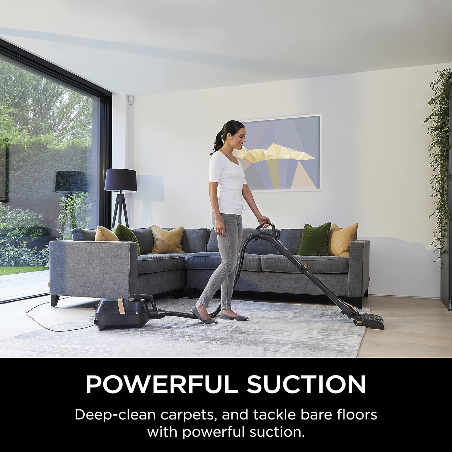 Shark Vertex Bagless Corded Canister Vacuum with DuoClean PowerFins, CZ2001
