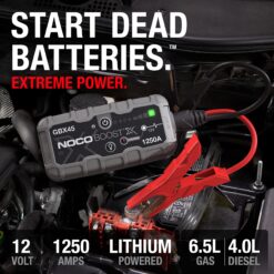 NOCO Boost X GBX45 1250A 12V UltraSafe Portable Lithium Jump Starter, Car Battery Booster Pack