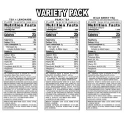 Monster Energy Rehab Tea + Lemonade, Peach Tea, Wild Berry Tea, Variety Pack, Energy Iced Tea,15.5 Ounce (Pack of 15)