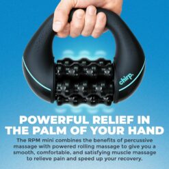 Chirp RPM Mini - Rolling Percussive Massager, Percussive Therapy, Whole Body Relief, Deep Tissue and Muscle Recovery, 3-Speed Spin