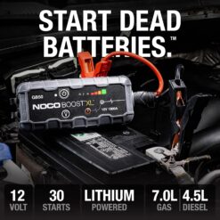 NOCO Boost XL GB50 1500 Amp 12-Volt UltraSafe Lithium Jump Starter Box for up to 7-Liter Gasoline and 4-Liter Diesel Engines