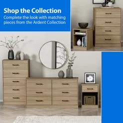Mainstays Ardent 5 Drawer Dresser, Euro Oak