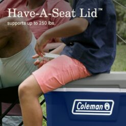 Coleman Classic Series 65-Quart Wheeled Cooler, Twilight