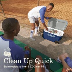 Coleman Classic Series 62-Quart Wheeled Cooler, Twilight