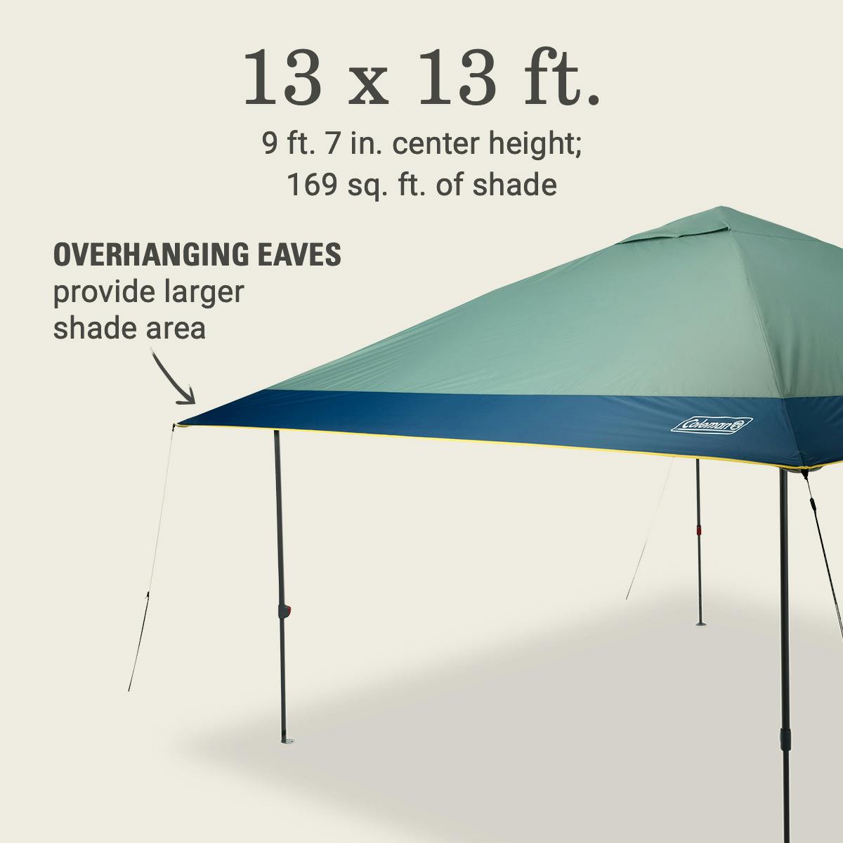 Coleman OASIS 13 x 13 Canopy - Moss