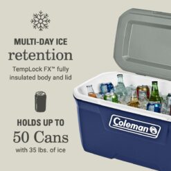 Coleman Classic Series 70-Quart Hard Cooler, Twilight