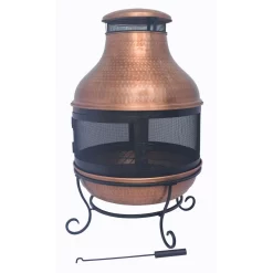Better Homes & Gardens Wood-Burning Copper Chiminea Fire Pit