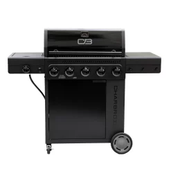 Charbroil Performance Series FlavorMax 5-Burner Gas Grill with Side Burner and 12" Griddle