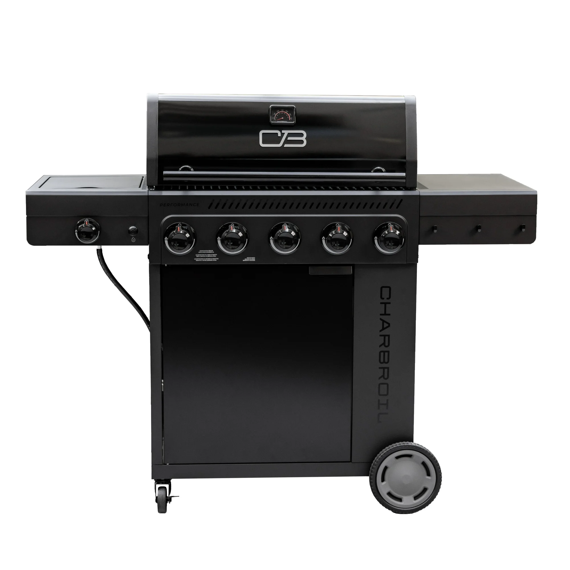 Charbroil Performance Series FlavorMax 5-Burner Gas Grill with Side Burner and 12" Griddle