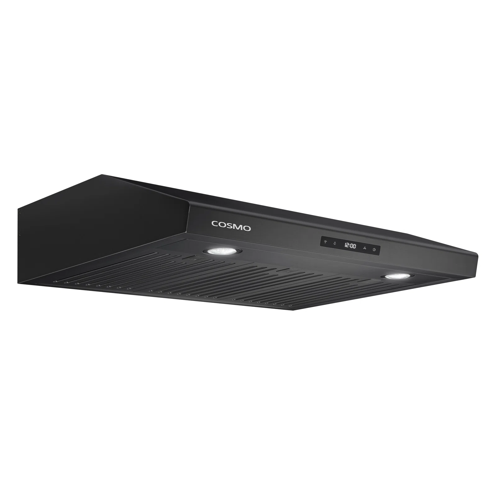 Cosmo 30 in. Haven Collection Ducted Under Cabinet Range Hood, Touch Controls, LED Lights, Permanent Filters in Matte Black