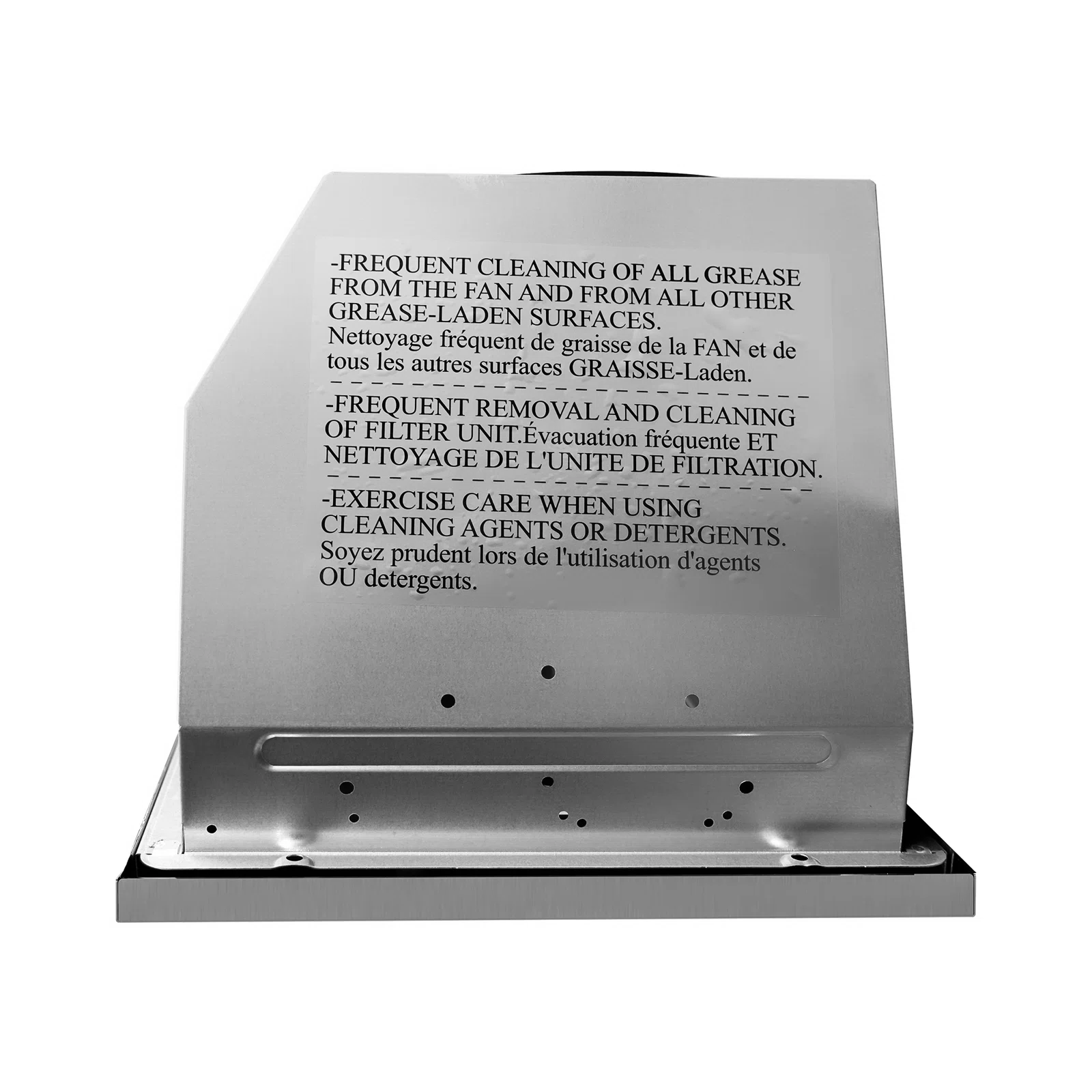 Cosmo 36 in. Lumin Collection Ducted Insert Range Hood, Button Controls, LED Lights, Permanent Filters, Stainless Steel