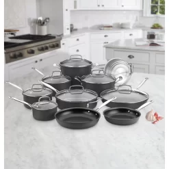 Cuisinart Chef's Classic 17 Piece Non Stick Hard-Anodized Cookware Set