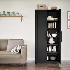 Prapac Elite Premium Home Storage Cabinet with Panel Doors 16